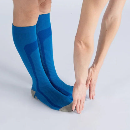 OrthoFlow™ Compression Socks - Blue Gray
