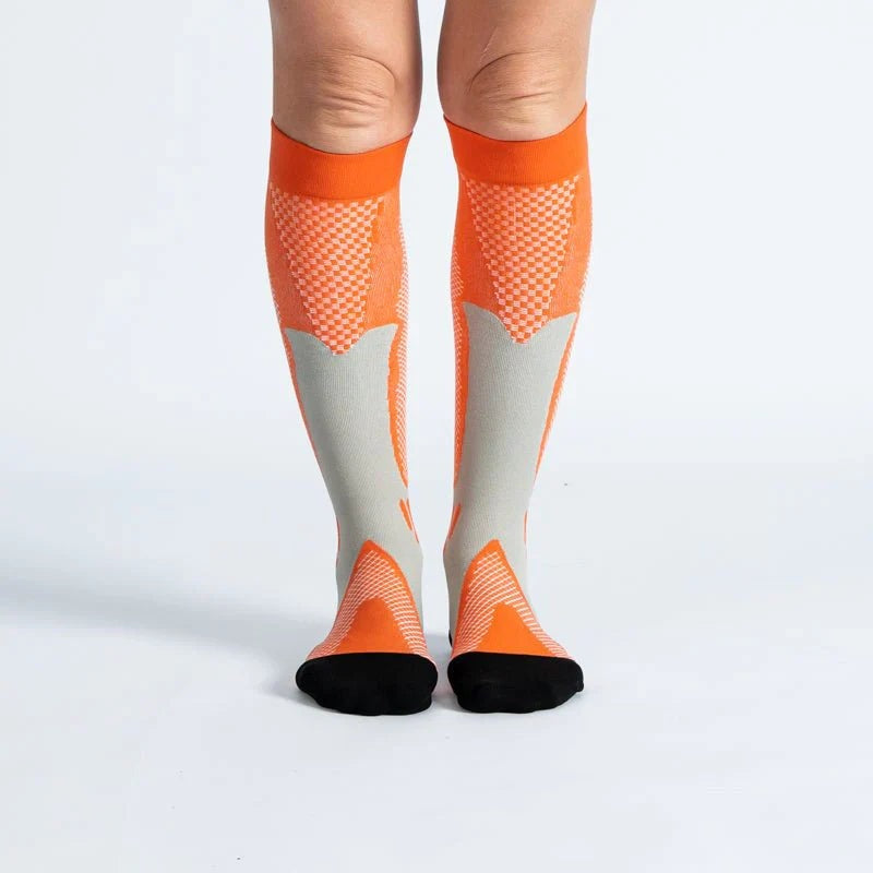 OrthoFlow™ Compression Socks - Royal Pink