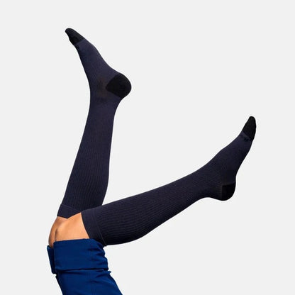 Classic Compression Socks - Navy Blue