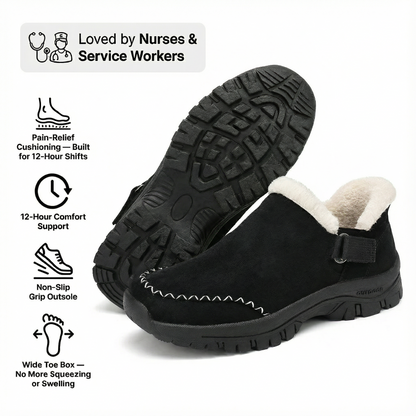 NursePro™ 12-Hour Shift Clogs — Plantar Fasciitis & Heel Relief for Back Pain, Bunions & Wide Feet