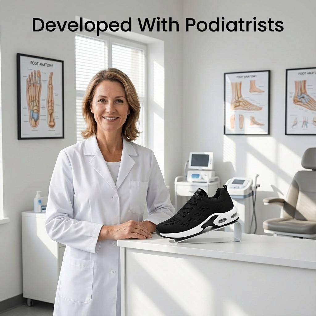 Orthora™ Pro — 12-Hour Shift Shoes for All-Day Foot, Knee & Back Pain Relief